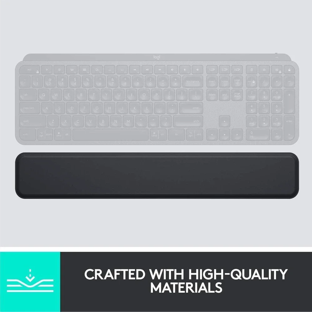 Logitech MX Palm Rest for MX Keys Premium No-Slip Support for Hours of Comfort